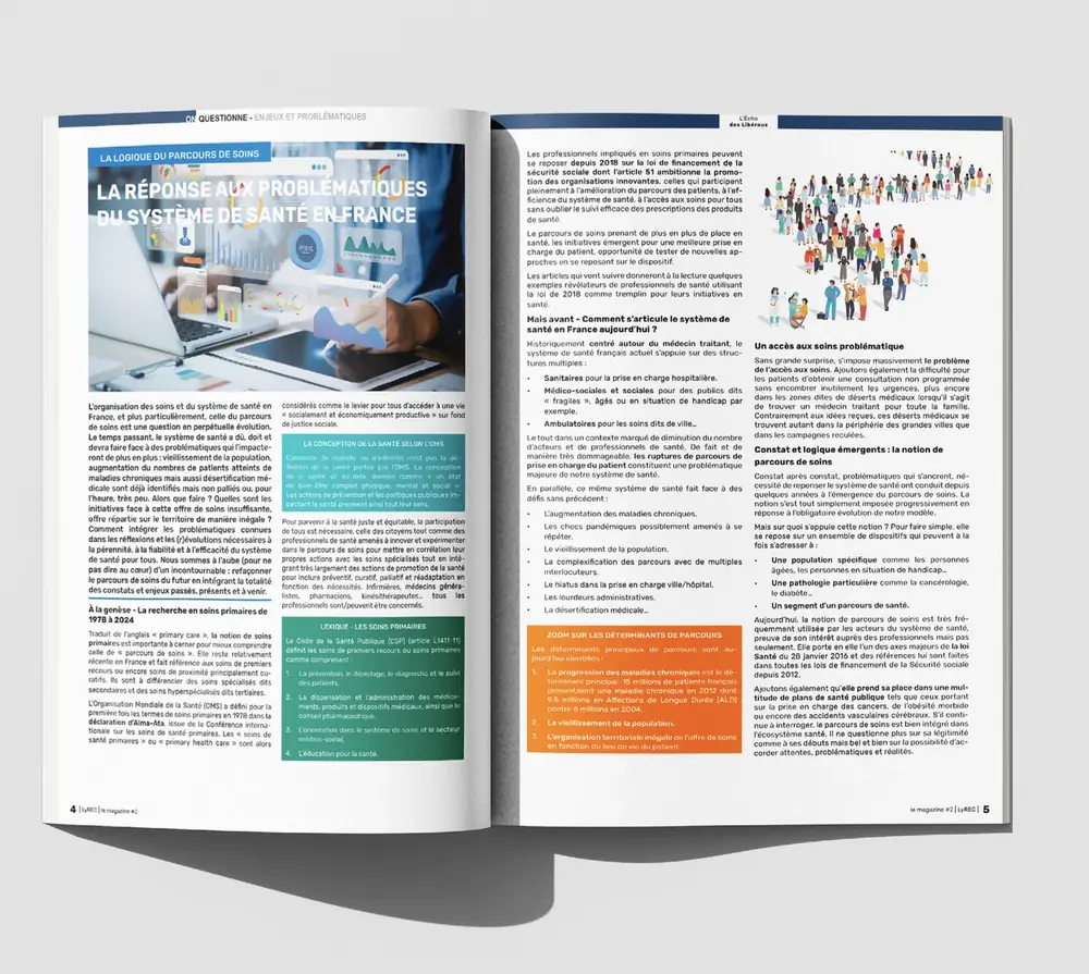 Magazine scientifique & médical — Mise en page & Print