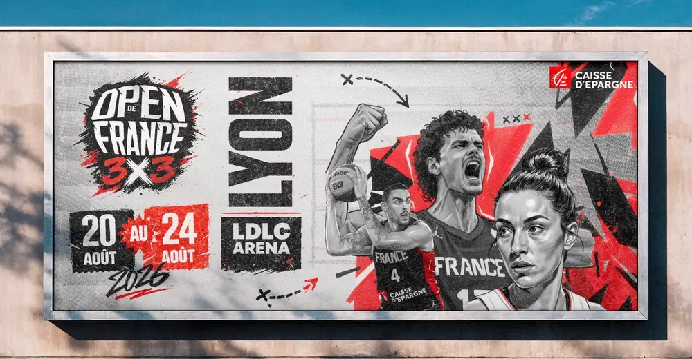 Open de France 3x3 — Lyon (prototype) — Campagne événementielle